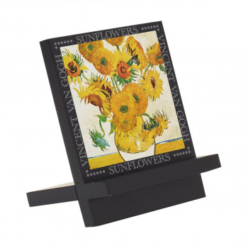 ユーパワー 名画木製イーゼルアート ゴッホ「ひまわり」 EA-00815
