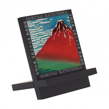 ユーパワー 名画木製イーゼルアート 葛飾北斎「赤富士」 EA-00816
