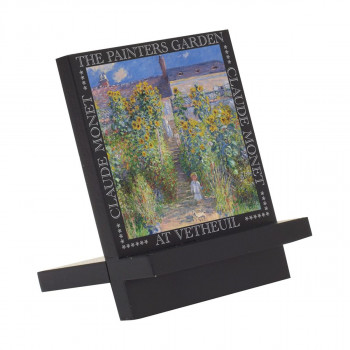 ユーパワー 名画木製イーゼルアート モネ「ヴェトゥイユの画家の庭」 EA-00822