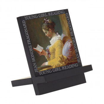 ユーパワー 名画木製イーゼルアート フラゴナール「読書する娘」 EA-00826