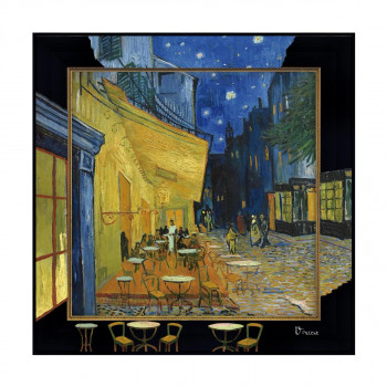 ユーパワー ビッグアート ～名画LLLシリーズ～ ゴッホ「夜のカフェテラス」 BA-20015