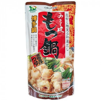 サンダイナー食品 鍋つゆ もつ鍋(味噌) 600ml 20枚 322