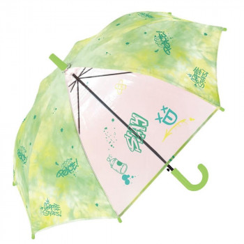 中谷 長傘 グラフィティ ライム 576-021