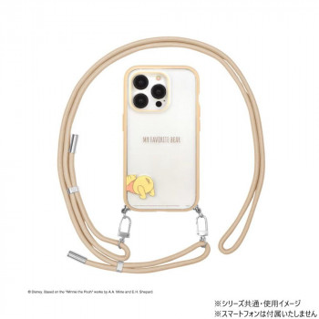 ディズニー IIIIfit Loop iPhone15 Pro 対応 ケース PO.くまのプーさん DNG-178PO