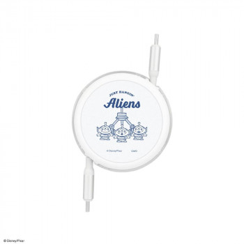 ディズニー ピクサー PD60W 対応 リール式 Type-C ケーブル AL.エイリアン DNG-197AL