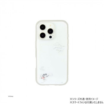 ディズニー IIIIfit Clear iPhone16Pro 対応 ケース MK.ミッキーマウス DNG-202MK