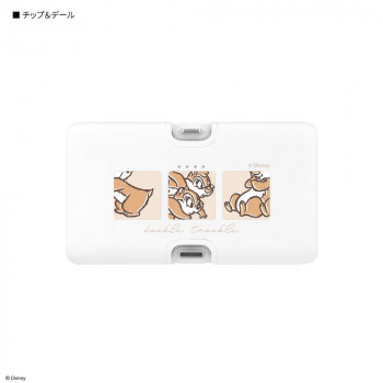 ディズニー Lightning/Type-C リチウムイオン充電器 CD.チップ＆デール DNG-219CD