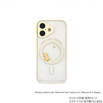 ディズニー IIIIfit プランプフレーム iPhone MagSafe PO.くまのプーさん DNG-299PO