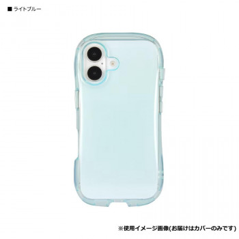 iPhone16 対応 クリスタルクリアケース GMD-29LBL
