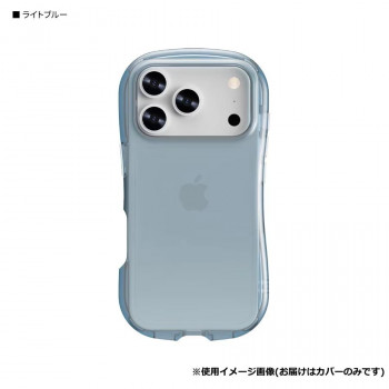 iPhone17 Pro 対応 クリスタルクリアケース LBL.ライトブルー GMD-34LBL
