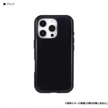 IIIIfit iPhone16 Pro 対応 ケース BK.ブラック IFT-172BK