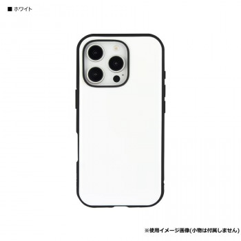 IIIIfit iPhone16 Pro 対応 ケース WH.ホワイト IFT-172WH