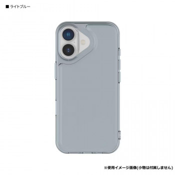 IIIIfit Clear iPhone17 対応 ケース LBL.ライトブルー IFT-183LBL