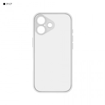 IIIIfit プランプフレーム iPhone17 対応 ケース CL.クリア IFT-185CL