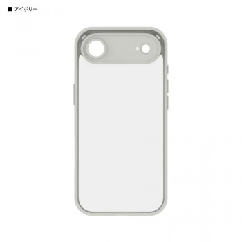 IIIIfit プランプフレーム iPhone Air 対応 ケース IV.アイボリー IFT-187IV