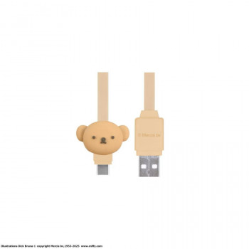 ミッフィー USB Type-C 対応 マスコットケーブル B.ボリス MF-506B