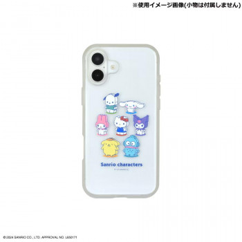 サンリオ IIIIfit Clear iPhone16 Plus 対応 ケース ミックス SANG-448MX