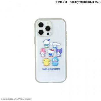 サンリオ IIIIfit Clear iPhone16 Pro Max 対応 ケース ミックス SANG-449MX