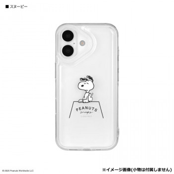 ピーナッツ スヌーピー IIIIfit Clear iPhone17 ケース A.スヌーピー SNGG-168A