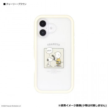 ピーナッツ スヌーピー iPhone16 対応 プランプフレームケース C.チャーリー・ブラウン SNGG-87C