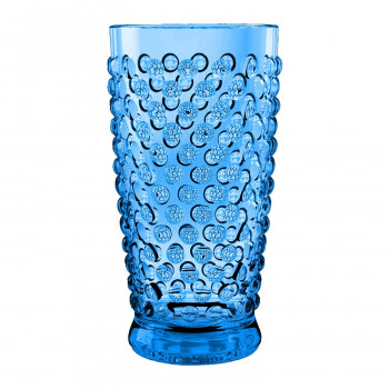 アボード ポリスチレン樹脂  ホブネイル ジャンボグラス 590ml ブルー DK23988679