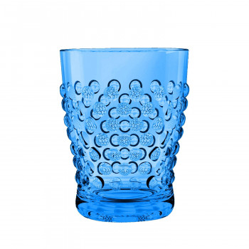 アボード ポリスチレン樹脂  ホブネイル DOFグラス 410ml ブルー DK23988778