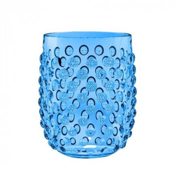 アボード ポリスチレン樹脂  ホブネイル ステムレスグラス 440ml ブルー DK23988976