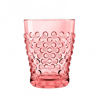 アボード ポリスチレン樹脂  ホブネイル DOFグラス 410ml ピンク DK23989171