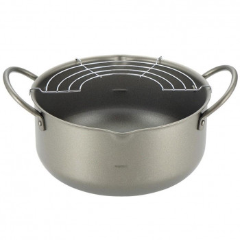 タマハシ  あねしす 特厚深型天ぷら鍋 22cm(アミ付) IYE-6513