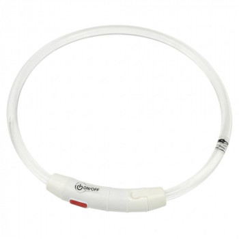 ROOP ループセイフ LED首輪 クリアグリーン 45cm