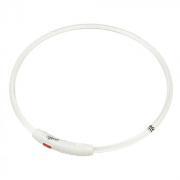 ROOP ループセイフ LED首輪 クリアピンク 65cm
