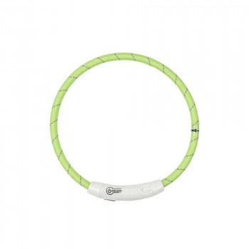 ROOP ループセイフ LED首輪 グリーン 65cm