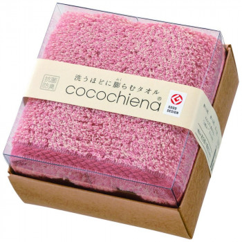 cocochiena ココキューブII フェイスタオル×1 483726 CE1022 ピンクオレンジ