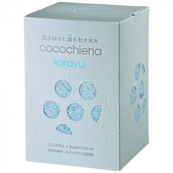 cocochiena karayui カラユイボックス バスタオル×1 483720 CE2473 ブルー