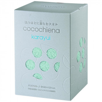 cocochiena karayui カラユイボックス バスタオル×1 483720 CE2473 ブルーグリーン