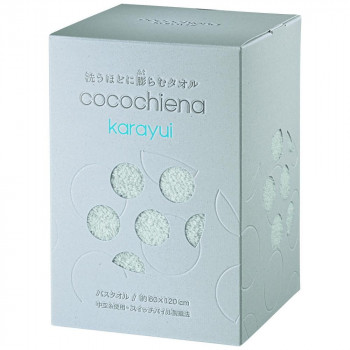 cocochiena karayui カラユイボックス バスタオル×1 483720 CE2473 グレー