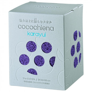cocochiena karayui カラユイボックス フェイスタオル×1 483721 CE1173 ダークパープル
