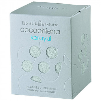 cocochiena karayui カラユイボックス フェイスタオル×1 483721 CE1173 グレー