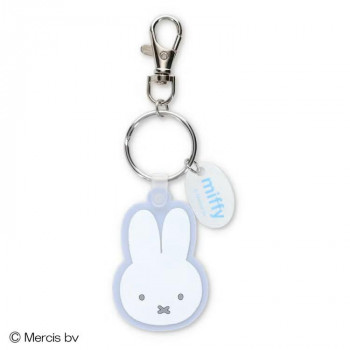 ゾーウィー ミッフィー ラバーキーホルダー miffy face/ホワイト 1141