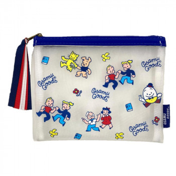 ゾーウィー OSAMUGOODS メッシュポーチ ネイビー 3152