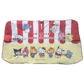 三金商事 3WAY カーシェード SWIMMER×SANRIO レッド SS0013
