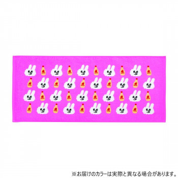 犬飼タオル BKIJ26-A バニーコンビニ マヨくんとマヨネーズ フェイスタオル 染料プリント