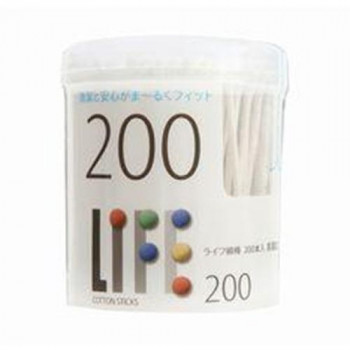 平和メディク ライフ綿棒 ホワイト 200本入×100セット 6166