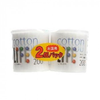 平和メディク コットンライフ綿棒 200本入 2P×30セット 6178