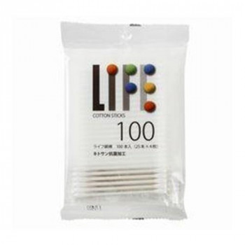 平和メディク ライフ綿棒 100本入袋×200セット 6130
