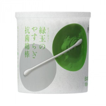 平和メディク 緑玉のやすらぎ抗菌綿棒 180本入×60セット 7778