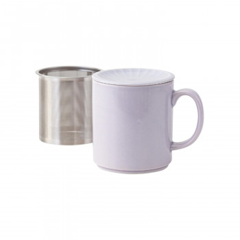 西海陶器 Other TEA TRIO lilac SS 蓋付 豆皿 マグカップ 330ml 54928