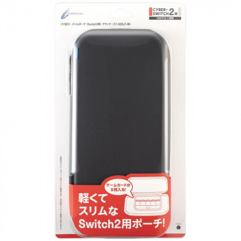 Switch2用 スリムポーチ ブラック CY-S2SLP-BK