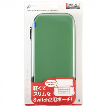 Switch2用 スリムポーチ グリーン CY-S2SLP-GR
