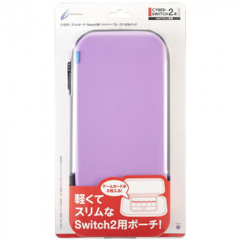 Switch2用 スリムポーチ ライトパープル CY-S2SLP-LP